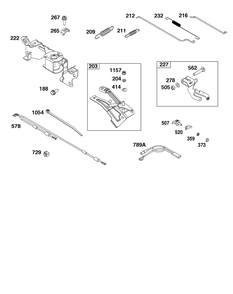 Part Location Diagram of 690344 Briggs and Stratton Washer-Spring